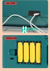 Đồ chơi máy gắp gấu bông cỡ lớn phiên bản mới có đèn LED nhạc vui nhộn, đếm thời gian kèm sẵn 10 thú bông 10 bóng cho bé