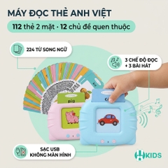 Máy Đọc Thẻ Song Ngữ X2-112 Cho Bé - Đồ Chơi XKIDS