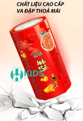 Máy thổi bong bóng bắn pháo hoa tự động có đèn led, phát nhạc loại cao cấp kèm pin