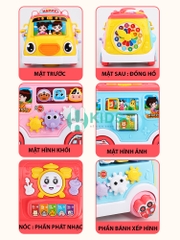 Xe buýt vui nhộn có đèn nhạc phát tiếng động vật vui nhộn