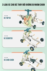 Xe tập đi đa năng 6in1 biến đổi 6 chức năng