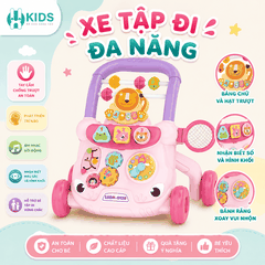 XE TẬP ĐI ĐA NĂNG 2IN1 – BÉ VỮNG BƯỚC, MẸ AN TÂM