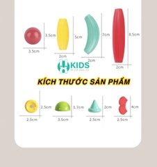 Đồ chơi xếp hình nam châm hình khối thế hệ mới, lắp ráp thông minh thành hình người