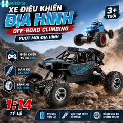 Xe Điều Khiển Leo Địa Hình Off-Road Climbing 1:14 Pin Sạc Cho Bé – Mã 9065E