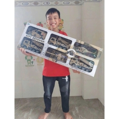 Bộ 6 Xe Quân Sự Mô Hình Cho Bé – Mã XLQ-6T