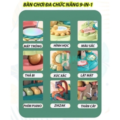 Bàn chơi phát nhạc đa năng 9in1 kết hợp trống, đàn piano