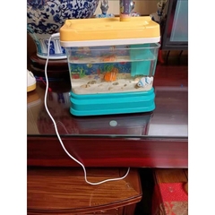 Đồ chơi bể cá mini dễ thương cho trẻ em có đèn, có nhạc