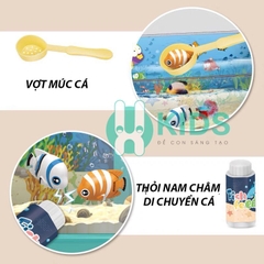 Đồ chơi bể cá mini dễ thương cho trẻ em có đèn, có nhạc