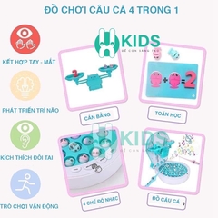 Đồ Chơi Câu Cá Toán Học 4in1 Có Nhạc Có Nam Châm