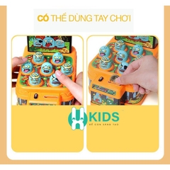 Đồ chơi đập chuột tính điểm đút xu có đèn led nhạc