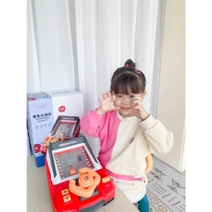 Đồ chơi vô lăng lái xe ô tô mô phỏng game đua xe có pin sạc kèm hiêu ứng âm thâm