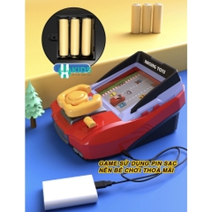 Đồ chơi vô lăng lái xe ô tô mô phỏng game đua xe có pin sạc kèm hiêu ứng âm thâm