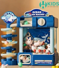 MÁY GẮP GẤU SIZE TO 2 IN 1 KÈM ĐƯỜNG RAY BÓNG LĂN PHIÊN BẢN MỚI GỒM RẤT NHIỀU GẤU ,BÓNG , XU SIÊU THÚ VỊ DÀNH CHO BÉ