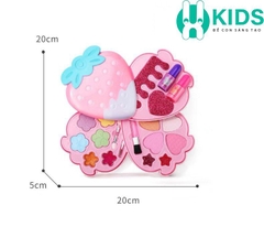 Đồ chơi trang điểm cao cấp hình dâu tây xinh xắn cho bé gái X KIDS có thể dễ dàng tẩy rửa sạch sẽ