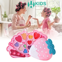 Đồ chơi trang điểm cao cấp hình dâu tây xinh xắn cho bé gái X KIDS có thể dễ dàng tẩy rửa sạch sẽ