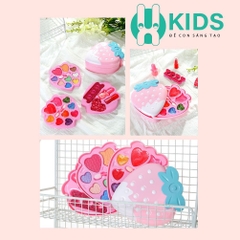 Đồ chơi trang điểm cao cấp hình dâu tây xinh xắn cho bé gái X KIDS có thể dễ dàng tẩy rửa sạch sẽ