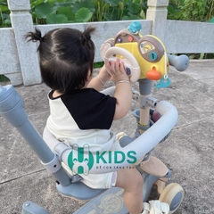 ĐỒ CHƠI GIÁO DỤC SỚM- VÔ LĂNG XE HƠI ĐIỆN TỬ CÓ ĐÈN NHẠC GIÚP BÉ RÈN LUYỆN TAY, PHÁT TRIÊN TƯ DUY CỰC THÚ VỊ
