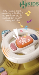 ĐỒ CHƠI GIÁO DỤC SỚM- VÔ LĂNG XE HƠI ĐIỆN TỬ CÓ ĐÈN NHẠC GIÚP BÉ RÈN LUYỆN TAY, PHÁT TRIÊN TƯ DUY CỰC THÚ VỊ