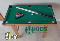 Bàn Bi-A Cao Cấp, Bàn bi a Gỗ Loại To Chân Gấp Gọn Chơi Siêu Hay Và Cực Vui Cho Trẻ Em Và Người Lớn