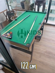 Bàn Bi-A Cao Cấp, Bàn bi a Gỗ Loại To Chân Gấp Gọn Chơi Siêu Hay Và Cực Vui Cho Trẻ Em Và Người Lớn