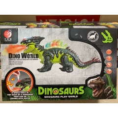 Đồ chơi mô hình khủng long cỡ lớn biết đi người phát sáng có nhạc và phun lửa cực kì thú vị cho bé