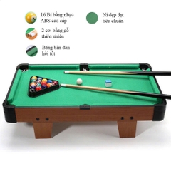Bàn Bida Mini Cho Bé Và Gia Đình – Bộ Bi-a Để Bàn Kèm Gậy, Bi, Phụ Kiện Đầy Đủ