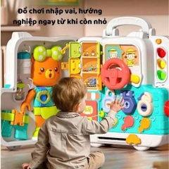 VALI BẬN RỘN MONTESSORI 6IN1 – BÉ CHƠI MÊ SAY, MẸ NHÀN TÊN HẲN!
