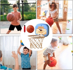 Bảng bóng rổ mini treo tường cho bé kèm bóng – đồ chơi thể thao có bảng điểm đếm điện tử tự động