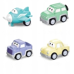Máy bay đường ray thả xe ô tô có nhạc – đồ chơi 2in1 kèm ô tô mini siêu vui cho bé 3+