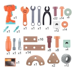 Hộp Kỹ Thuật 144 Chi Tiết Cho Bé – Bộ Đồ Chơi Lắp Ráp DIY Có Máy Khoan Pin, Phát Triển Tư Duy Sáng Tạo Cho Trẻ 3+