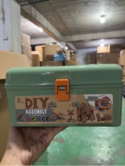 Bộ Dụng Cụ Kỹ Thuật DIY Cho Bé 135–144 Chi Tiết Lắp Ráp Sáng Tạo
