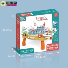 Bộ Đồ Chơi Bàn Câu Cá Điện Tử Cho Bé 3+ – Bàn Câu Cá Có Nhạc, Xoay Tự Động, Phát Triển Phản Xạ
