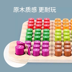 Đồ Chơi Gỗ SUDOKU Montessori Học Số Và Màu Sắc Cho Bé – Bảng Ghép Số Tư Duy Toán Học 1-9