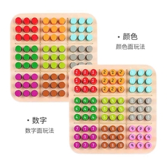 Đồ Chơi Gỗ SUDOKU Montessori Học Số Và Màu Sắc Cho Bé – Bảng Ghép Số Tư Duy Toán Học 1-9