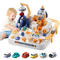 Đồ Chơi Đường Đua Không Gian Cho Bé – Bộ Phi Hành Gia & Xe Ô Tô Vũ Trụ Tương Tác 10 Cấp Độ