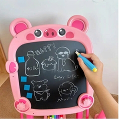 Bảng Vẽ Cho Bé Kèm Ghế Ngồi Hình Gấu Dễ Thương – Bảng Viết Xóa Thông Minh Có Thể Gấp Gọn