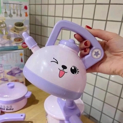 Bộ Đồ Chơi Nhà Bếp Cho Bé Chủ Đề Khủng Long – Set Nấu Ăn Mini Kèm Bếp & Dụng Cụ 20 Chi Tiết