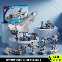 Lắp ghép AIR FORCE 8IN1 Mô hình máy bay Leebrothers - 8836