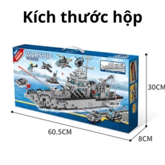 LẮP RÁP WARSHIP Lắp Ghép Tàu Chiến – 8986 - 1442 CHI TIẾT ĐÂY 🔥