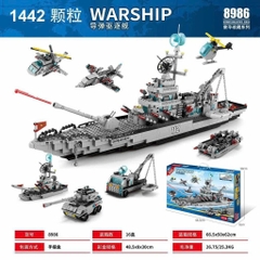 LẮP RÁP WARSHIP Lắp Ghép Tàu Chiến – 8986 - 1442 CHI TIẾT ĐÂY 🔥
