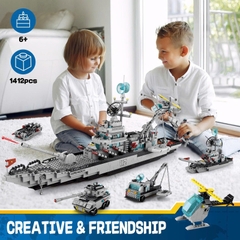 LẮP RÁP WARSHIP Lắp Ghép Tàu Chiến – 8986 - 1442 CHI TIẾT ĐÂY 🔥