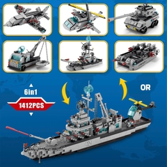 LẮP RÁP WARSHIP Lắp Ghép Tàu Chiến – 8986 - 1442 CHI TIẾT ĐÂY 🔥