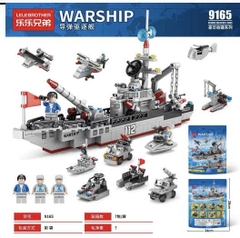 🚢 LẮP GHÉP TÀU CHIẾN WARSHIP 9165/ 9166 – NHỎ GỌN NHƯNG CỰC “CUỐN”
