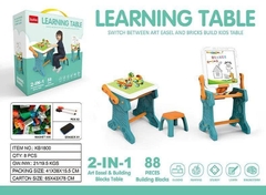 BÀN HỌC ĐA NĂNG 2IN1 CHO BÉ – VỪA LẮP RÁP VỪA TẬP VẼ SIÊU TIỆN