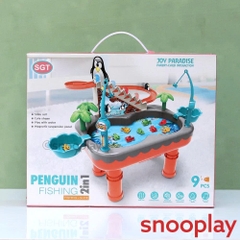 BÀN CÂU CÁ NAM CHÂM 2IN1 – BÉ CHƠI MÊ TÍT, CƯỜI KHÔNG NGỚT