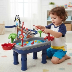 BÀN CÂU CÁ NAM CHÂM 2IN1 – BÉ CHƠI MÊ TÍT, CƯỜI KHÔNG NGỚT