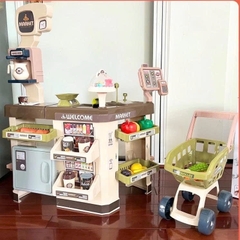 QUẦY SIÊU THỊ MINI 48 CHI TIẾT, 65 CHI TIẾT – BÉ CHƠI CẢ NGÀY KHÔNG CHÁN 😍