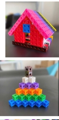 Linking Cubes Montessori - Bộ Học Liệu STEM Giúp Bé Học Toán, Đếm Số Và Phát Triển Tư Duy