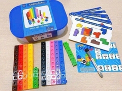 Linking Cubes Montessori - Bộ Học Liệu STEM Giúp Bé Học Toán, Đếm Số Và Phát Triển Tư Duy