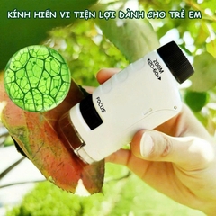Bộ Kính Hiển Vi Khoa Học STEM Cho Bé 6+ Tuổi Khám Phá Thế Giới Vi Mô
